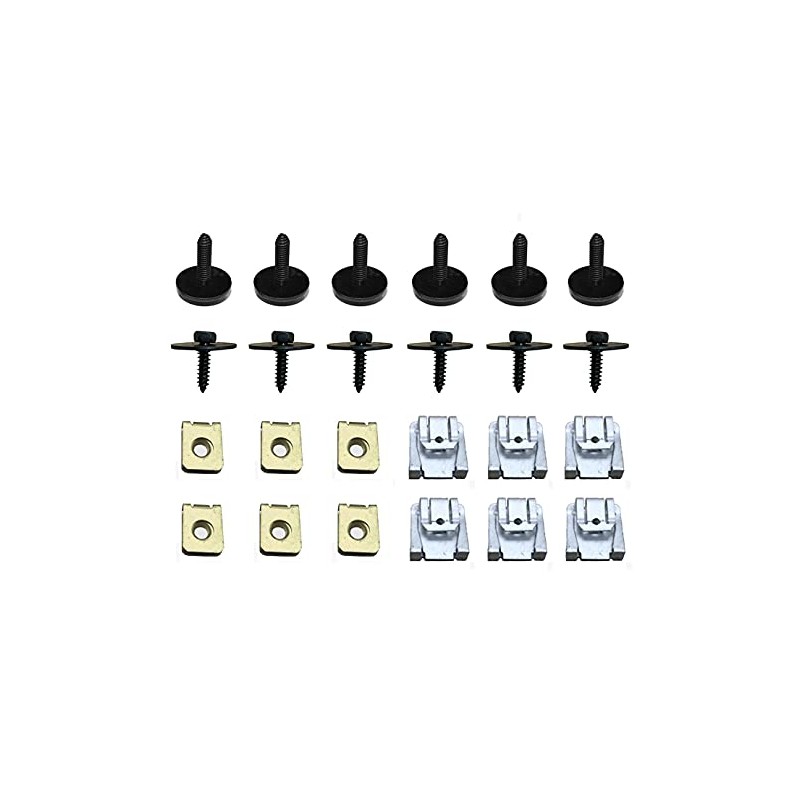 Young Wolf 24pcs Engine Lower Shell Clips Universal Splash Guard