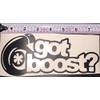 (2x) Turbo Got Boost - JDM - White - Sticker