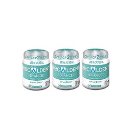 RECALDENT Gum 4.9 oz (140 g) Bottle (Green Mint, 3 pcs)