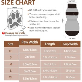 PUPTECK 2 Pairs Anti-Slip Dog Socks Paws Stop Licking, Walking Boots for Injured Paws Hot Weather/Winter, Gripper Shoes Paw Protectors for Hardwood Floors Small Large Dogs, Dark Green S