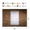 PHMOJEN Police Lineup Backdrop Height Chart Measurements Poster Backdrop for