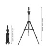 Tripod Wig Head Mold Holder Stand Bracket Aluminum Alloy False