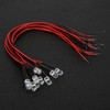 50Pcs Diode Wired Light Emitting Round Head High Brightness In