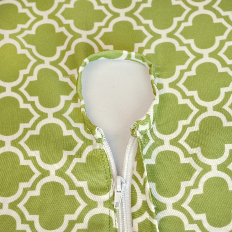 DII 100% poliéster., 60" Round-Zippered, Entramado, 1 uds. por Paquete