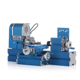 Mini Motorized Metal Lathe Machine DIY Wood Model Woodworking Modelmaking Metal Machine Tool AC100V~240V