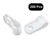 Waziaqoc 200 Pcs 1/4 Inch Rope Light Clips, Nylon R-Style