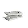 1 Pair Wood Chipper Blades Garden Shredder Knives Replacement Double