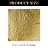 100pcs Gold Leaf Sheets,Gold Foil Sheets,Imitation Gold Leaf Gold Foil