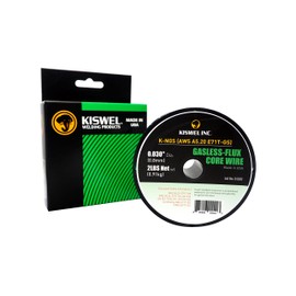 (Made In USA) Kiswel K-NGS E-71TGS 0.030in. Dia 2lb. Gasless-Flux Core Wire Welding wire (4 Spool)