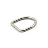 HAND 26mm Tall Silver Colour D Ring Buckle - for