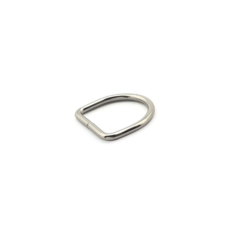 HAND 26mm Tall Silver Colour D Ring Buckle - for