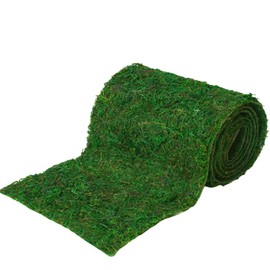 Byher Roll of Green Moss for Fairy Gardens Wedding Other Arts and Crafts (15.3x130cm (6"W x 51"L))