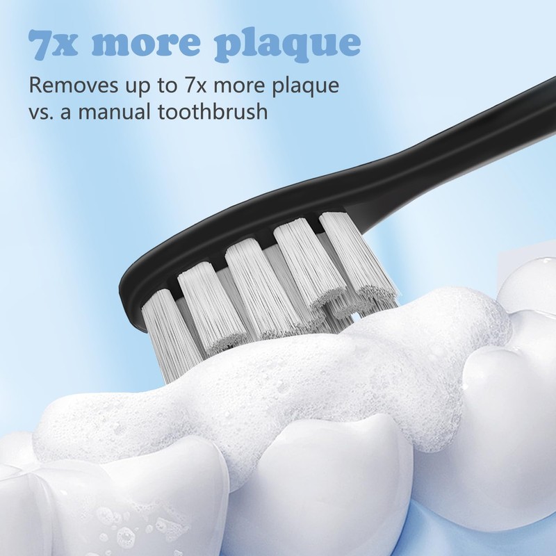 10 Pack Replacement Brush Heads Compatible with Suri Electric Toothbrush