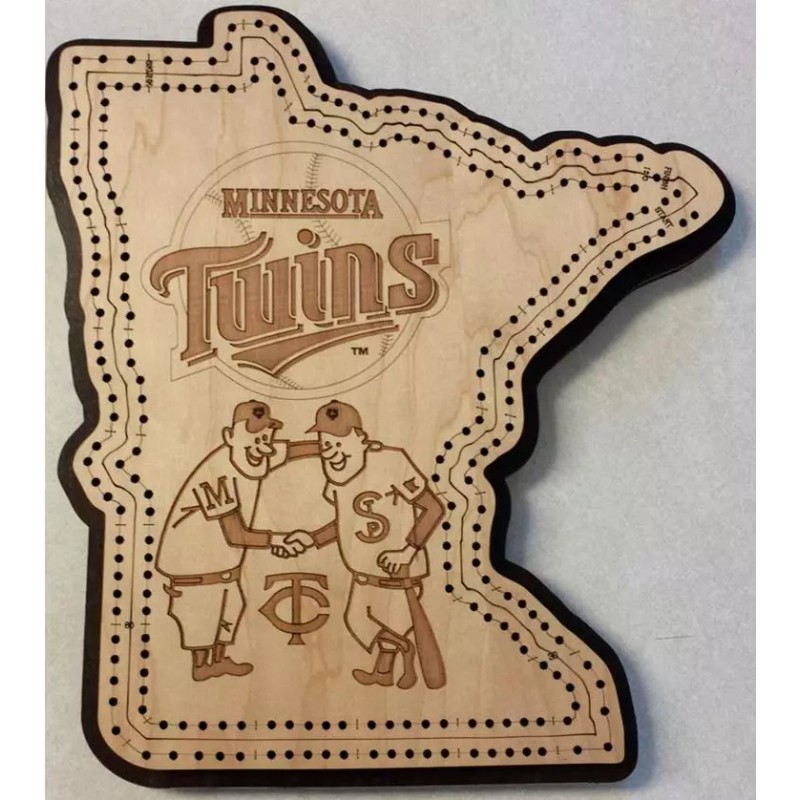 Minnesota, Twins Minnesota Twins Cribbage Board