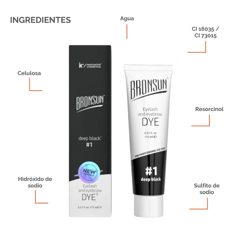 Mini Tinte En Gel Para Cejas Y Pestañas Bronsun