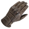 Leather Motorcycle Gloves with Protectors Cafe Racer Chopper Custom Brown