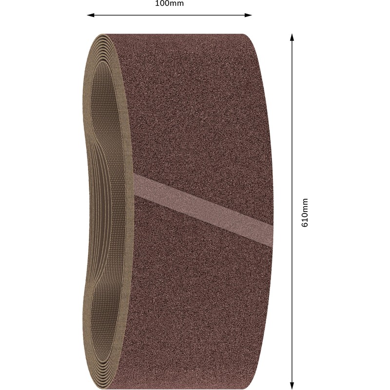 Bosch 2608606138 100 x 610 mm 150 Grit Sanding Belts