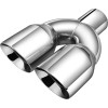 KEEPDSGN 2X Dual Exhaust Tip 2.5"Inlet For 2019-2025 Chevy SILVERADO