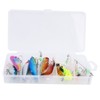 11pcs Fishing Lure Kit Mini Plastic Metal Soft Shrimp Hard