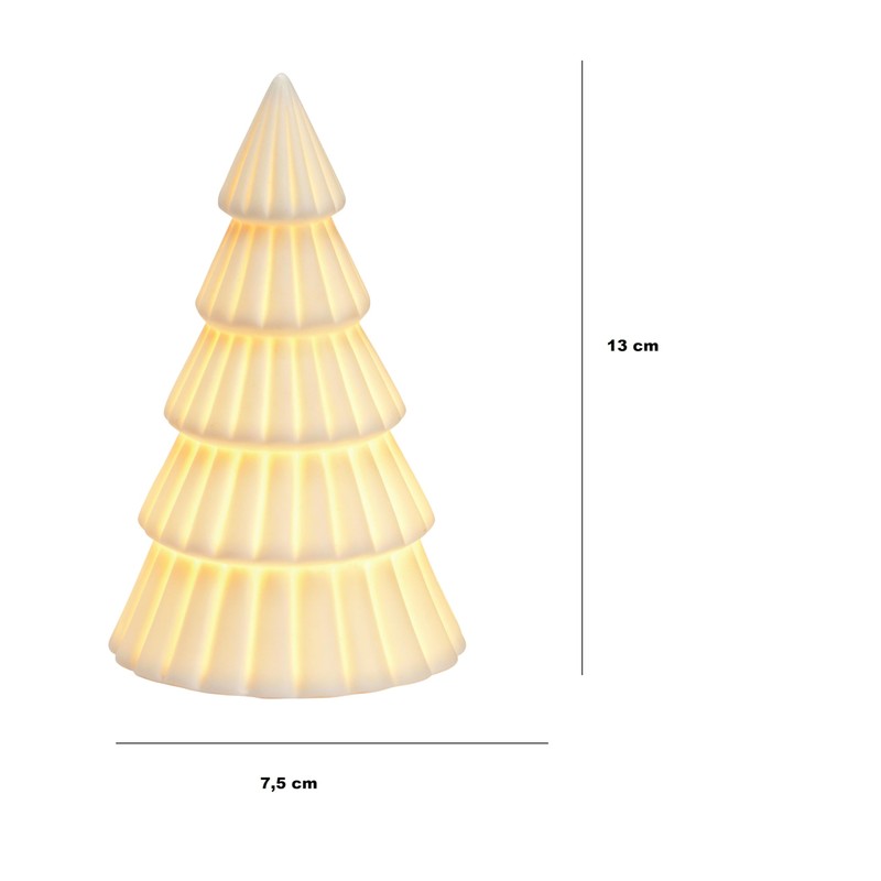 Schmucks HOME Christmas Decoration Illuminated 2 x Christmas Tree Decoration