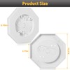 FREECAT 8161 Vertical Siding Lamp Octagon Mounting Kit,Paintable Block with