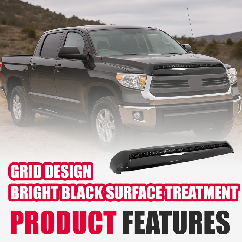 Kojem Hood Scoop Bulge Molding Compatible with 2014-2021 Toyota Tundra