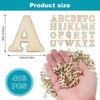 416pcs Mini Wooden Letters for Crafts, 15mm Wooden Alphabet Wood