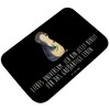 Mr. & Mrs. Panda Penguin Flower Wreath Bath Mat Gift