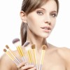Juego De Bolsa Para Brochas De Maquillaje Profesional De 24