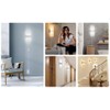 GOODATE Plug in Wall Sconces with Stepless Adjustable 3000K-6500K Colors