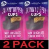 Skinny Dipped 2x Skinny Dipped Dark Chocolate Peanut Butter Cups
