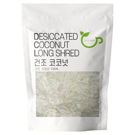 그린팟 건조 코코넛 롱 슬라이스, 300g, 1개 Green Pot Dried Coconut Long Slice, 300g, 1 unit