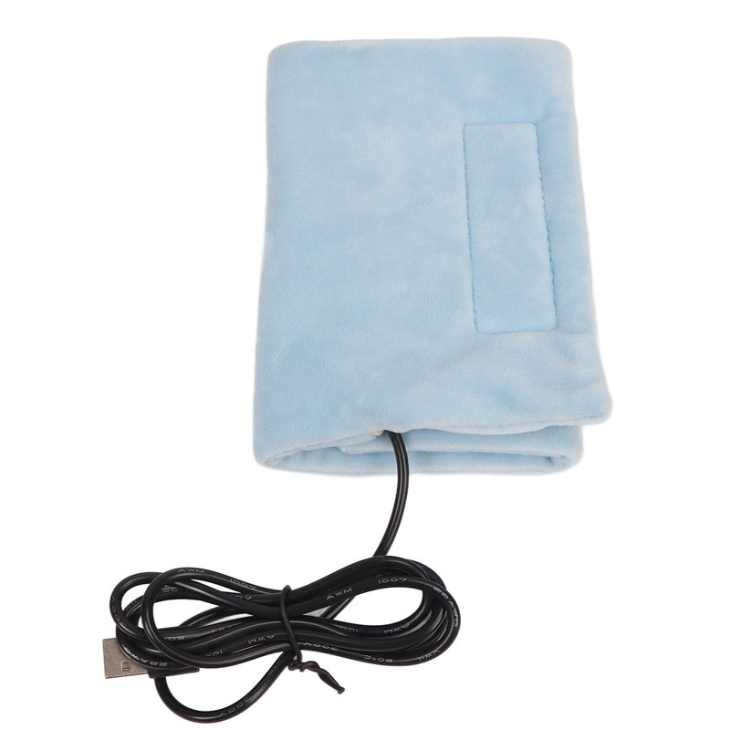 Baby Bottle Warmer Blue Cotton USB Heat Preservation Baby Feeding