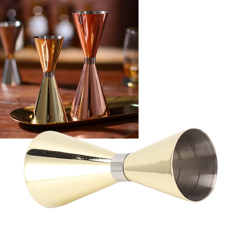 Cocktail Jigger Double Ended 304 Stainless Steel Bar Measuring Cup