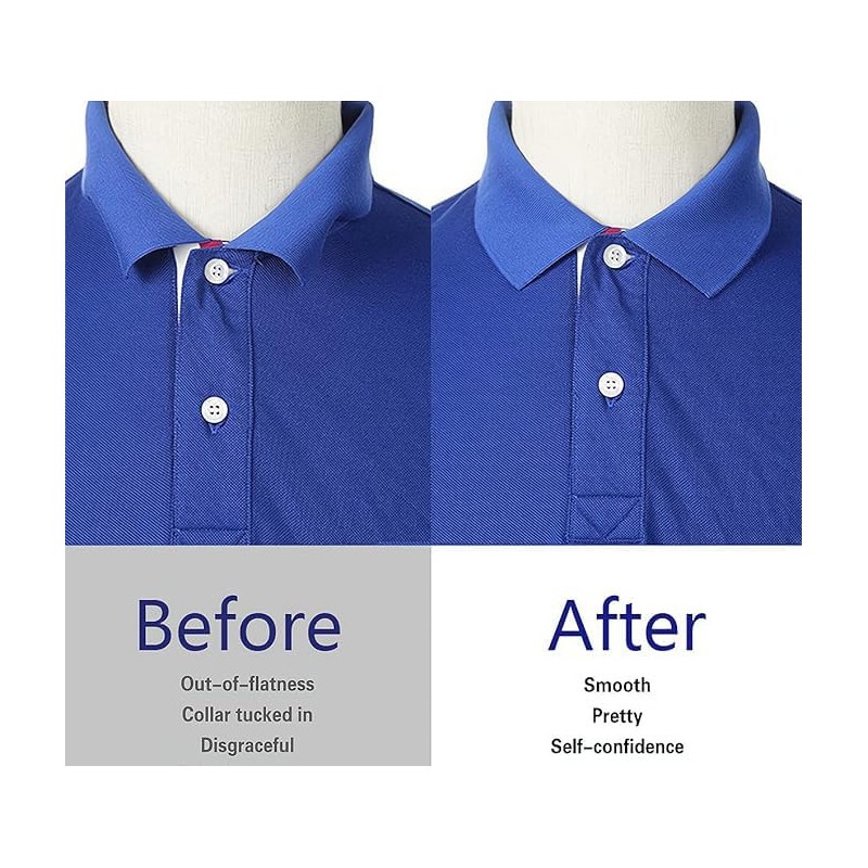 Collar Stays for Shirts & Polo’s. Fashion Hack for Plastic
