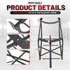 KUAFU 55 Gallon Drum Cradle 600lbs Drums Dolly Cart Drum