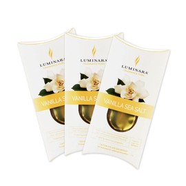 Luminara Fragrance Diffusing Pods, Set of 3 (Vanilla Sea Salt), Natural Home Scent Refills, Air Purifying Reed Diffuser Alternative for Room Ambiance