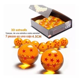 Dragon Ball 7 Esferas Dragon Ball Caja Exhibidor Goku De 4.5cm