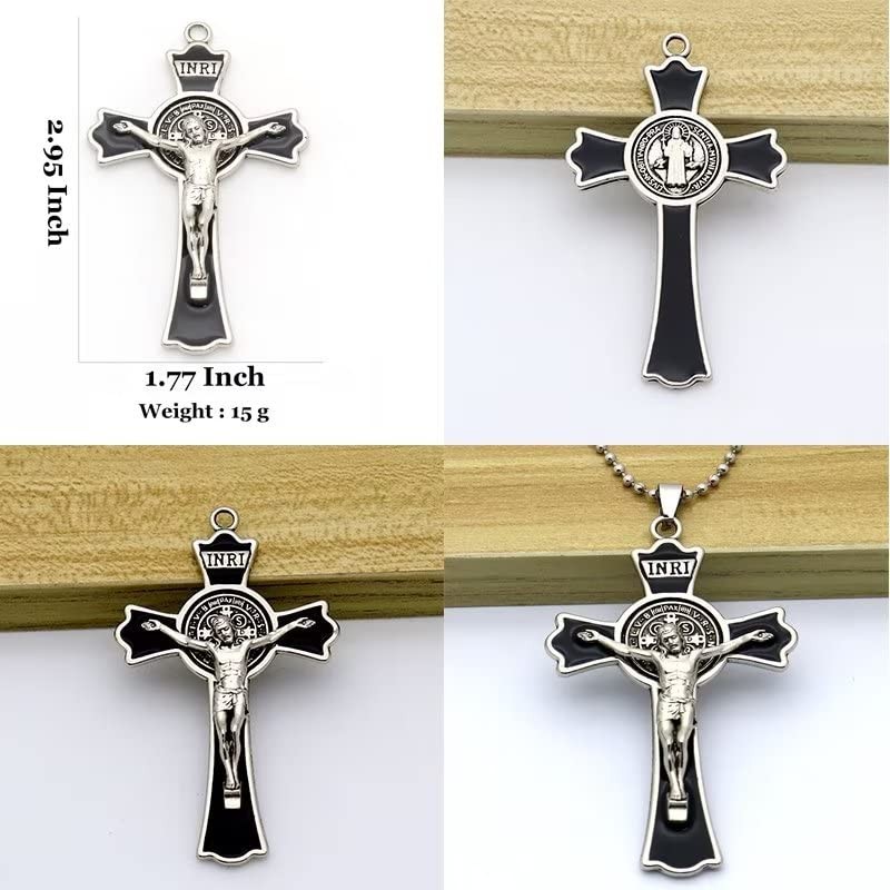 Bible Verses License Plate Frame & Jesus Cross Car Hanging