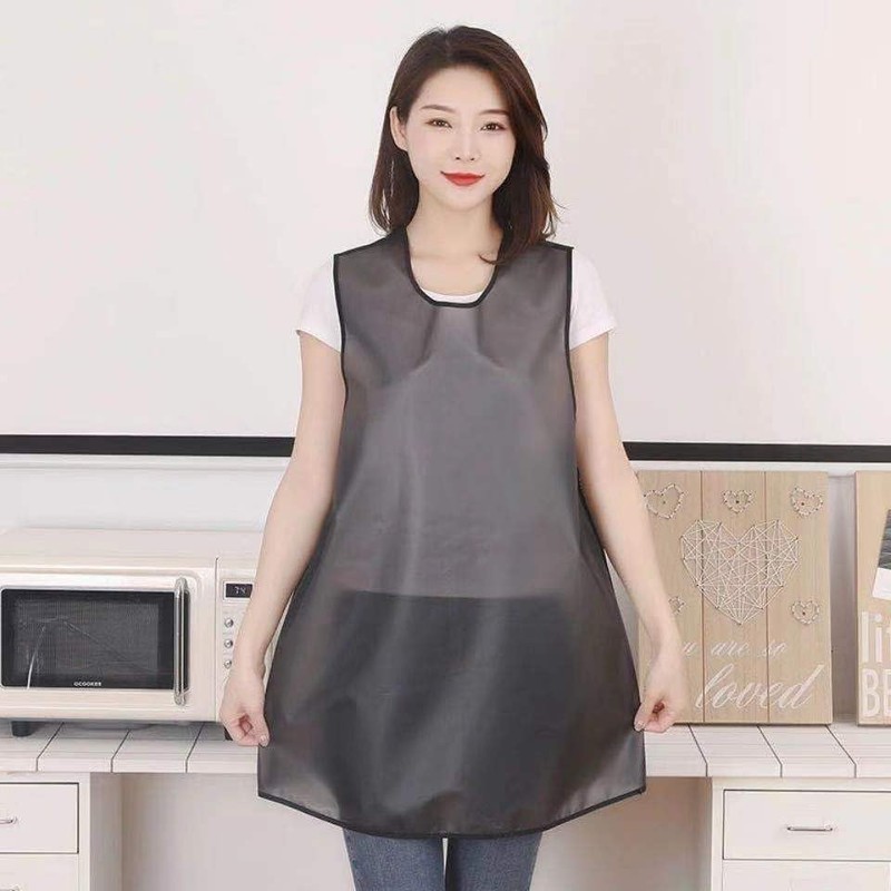 Clapoyis Waterproof Vinyl Apron, Hand Cleaning Apron, Translucent, TPU, Commercial