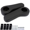 PIT66 Golf Cart Rear Seat Arm Rests Kit with Cup Holders, Fit EZGO/Club Car/Yamaha/Golf cart Accessories, No Drilling Required