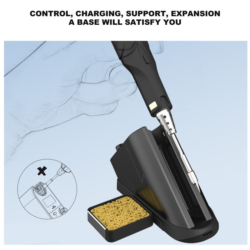 Soldering Iron Station Kit Digital Display Wireless Fast Change 36W