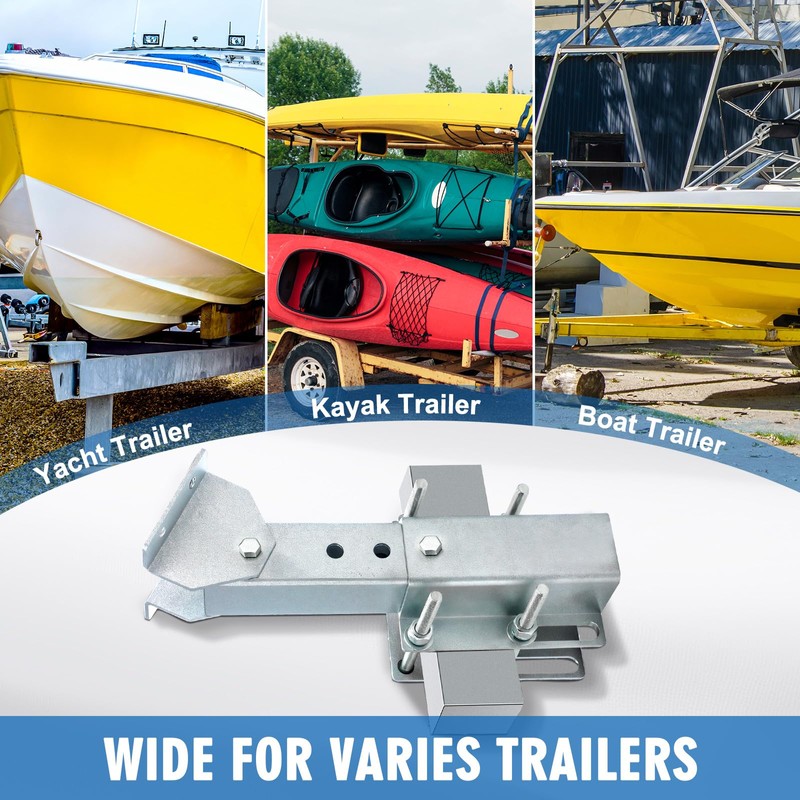 MorningRo 4 Pack Boat Trailer Bunk Brackets Kits Hot Dip