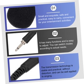 Levemolo 4pcs Noise Canceling Portable Microphone for Live Streaming and Conference Mini Omnidirectional Mic High Sensitivity for Smartphone and Computer Use