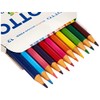 GIOTTO Elios Wood Free Colouring Pencils, 12 Assorted Colours, Ideal
