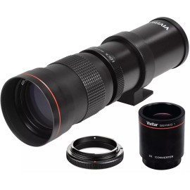 Vivitar HD TELEPHOTO ZOOM LENS 420-1600MM FOR NIKON D3000 D3100 D3200 D3300 D3400 D5000