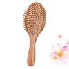 Kandid Luxury Wooden Hairbrush with natural striping - 70 bristles