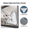 7-in-1 Triangle Mop Set with 7 Replaceable Heads and Adjustable