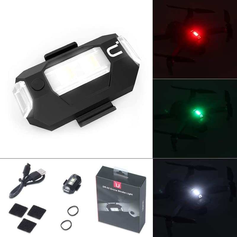 Ulanzi Anti-Collision Lightweight 3 Colour RGW LED Drone Light (DR-02)