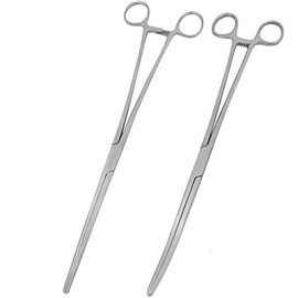 OdontoMed2011 Forceps, Straight 12" + Curved 12" Quality Instruments